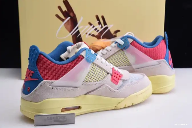 Rep LUCY Air Retro Union Jordan 4 DC9533-800 Ice Guava 0613